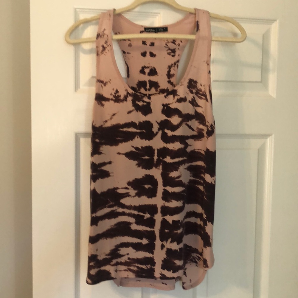 Gypsy 05 Global Village women’s racer back top. 100 % silk. Barely worn.